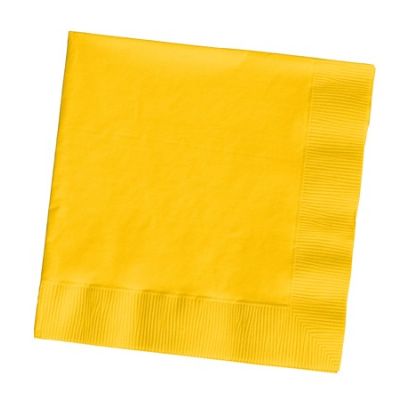 (20 x P100) 2ply Lunch Napkin Yellow 