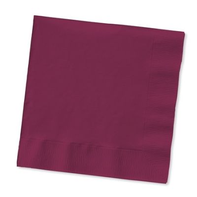 (6 x P50) 2ply Dinner Napkin Burgundy
